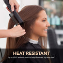 Professional 8.8 Inch Tail Comb - Black Carbon Fiber And Stainless Steel Pintail - Anti Static And Heat Resistant Teasing Comb - Lightweight Tail Comb For All Hair Types Bardeau Essentials