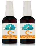 Watts Beauty Moisturizing Hyaluronic Acid Serum with Vitamin C - Advanced Antioxidant Skin Repair Gel - Made in USA - 4 oz Watts Beauty