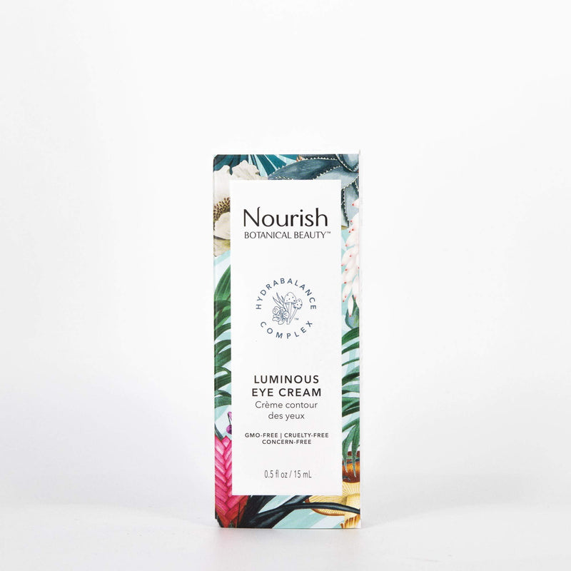 Nourish Botanical Beauty | Luminous Eye Cream | GMO-Free, Cruelty Free, 100% Vegan (0.5oz) Nourish Organic