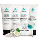 180 Piece Hotel Soap & Bulk Toiletries - Travel Essentials for BnB Hosts & Guests - Hotel Shampoo & Conditioner Supplies for Guests, Hotel Toiletries Bulk Set, Mini Bulk Travel Size Toiletries Infinity Warehouse