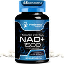 WELLNESS LABSRX Liposomal NAD Supplement, 1500mg - USA Made, NAD Resveratrol Supplement for Women and Men, NAD+ Support Cellular Health, Energy & Anti Aging - 3 Pack Infinity Warehouse