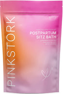 Pink Stork Postpartum Sitz Bath Soak: Dead Sea Salt for Perineal Care + Cleansing, Postpartum Recovery, Labor + Delivery Essentials, Postpartum Essentials, Women-Owned, Lavender Scented, 1 lb Pink Stork
