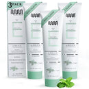 MasterMedi Nano Hydroxyapatite Toothpaste – Fluoride Free, SLS Free, for Sensitive Teeth, Whitening, Enamel Remineralization, Magic Mint, Dentist Recommended, 4 oz (Pack of 3) Infinity Warehouse