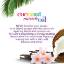 OGX Extra Creamy + Coconut Miracle Oil Hand-to-Heel Body Cream with Vanilla Bean, Fast-Absorbing Body Lotion for Dry Skin, Paraben-Free and Sulfated-Surfactants Free, 6 fl oz OGX