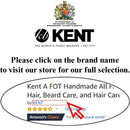 Kent R7T Small Fine/Wide Tooth Comb, Double Tooth Hair Pocket Comb for Hair, Beard and Mustache, Coarse/Fine Hair Grooming Comb for Men, Women and Kids. Saw Cut Hand Polished. Handmade in England KENT