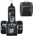 Hanging Travel Toiletry Bag Kit Cosmetic Makeup Organizer for Women and Girls (Black) Narwey Store