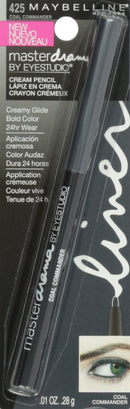 Maybelline New York Eye Studio Master Drama Cream Pencil Liner, Coal Commander 425, 1 Count Maybelline New York