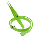 Surgical Tweezers w/Stylish No Drop Wristband for Ingrown Hair–Precision Sharp Needle Nose Pointed Tweezers with Protective band -Eyebrow & Facial Hair Removal –Great for Splinters,Ticks Glass Majestic Bombay