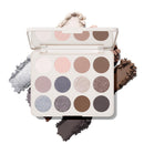 Morphe ChromaPlus 12-Pan Eyeshadow Palette - High Pigment Eye Makeup with Shimmer, Matte & Metallic Eye Shadow - Neutral Eyeshadow Makeup Collection for All-Day Wear - Flickering Sands (0.52 oz) Infinity Warehouse