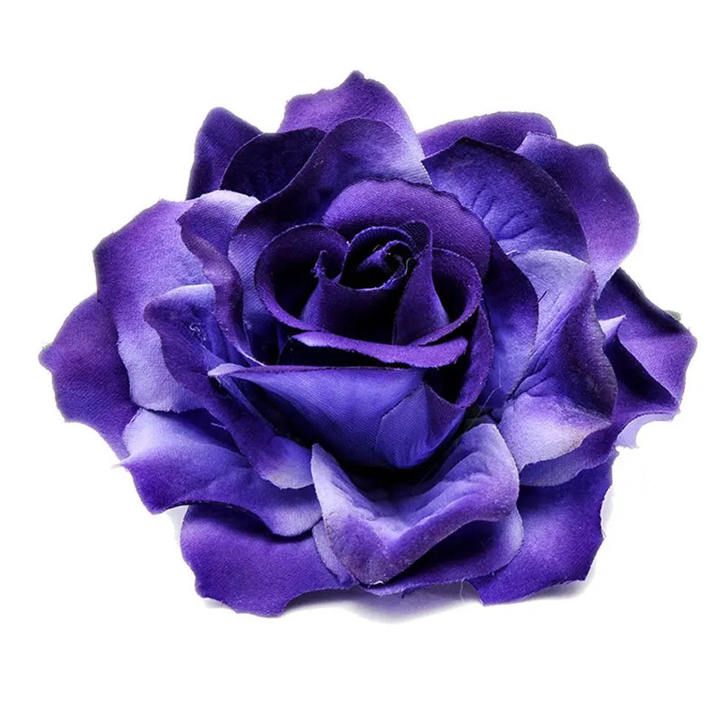 DRESHOW 5 Pack Flower Brooch Head Ornament Bride Women Rose Flower Hair Accessories Wedding Hair Clip Flamenco Dancer DRESHOW Store