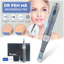 Dr. Pen Ultima M8 Microneedling Pen Professional Wireless Derma Auto Pen Kit for Face Body w/5pcs 16 Pins Cartridges Angel Kiss