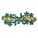 Faship Gorgeous Green Crystal Hair Barrette Clip Faship