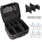 Relavel Travel Makeup Train Case Makeup Cosmetic Case Organizer Portable Artist Storage Bag with Adjustable Dividers for Cosmetics Makeup Brushes Toiletry Jewelry Digital Accessories (Marble, Black) Relavel