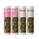 Eco Lips Mongo Kiss 4 Pack Lip Balm - Strawberry Lavender & Coconut Variety - 100% Natural and Made in USA Eco Lips