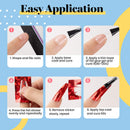 Beetles Nail Foil Glue Kit, 15ML 2 Bottles Tranfer Glue Gel with 20PCS Metal Holographic Flower Stickers Set Nail Foil Transfer Gel Set Manicure Art DIY Nail, LED Lamp Required Soak Off beetles Gel Polish