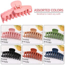 6 Pcs Big Hair Claw Clips 4.3 Inch Large Banana Clips Nonslip Hair Claw Clamps Fashion Hair Styling Accessories for Women Girls (Type A) CHENLEI