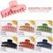 6 Pcs Big Hair Claw Clips 4.3 Inch Large Banana Clips Nonslip Hair Claw Clamps Fashion Hair Styling Accessories for Women Girls (Type A) CHENLEI