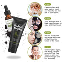 Blackhead Peel Off Face Mask, SHVYOG 3-in-1 Blackhead Remover Mask with Brush & Tea Tree Serum, Charcoal Face Mask for Deep Cleansing Blackheads, Dirts, Pores, Oil(100g+30ml) SHVYOG