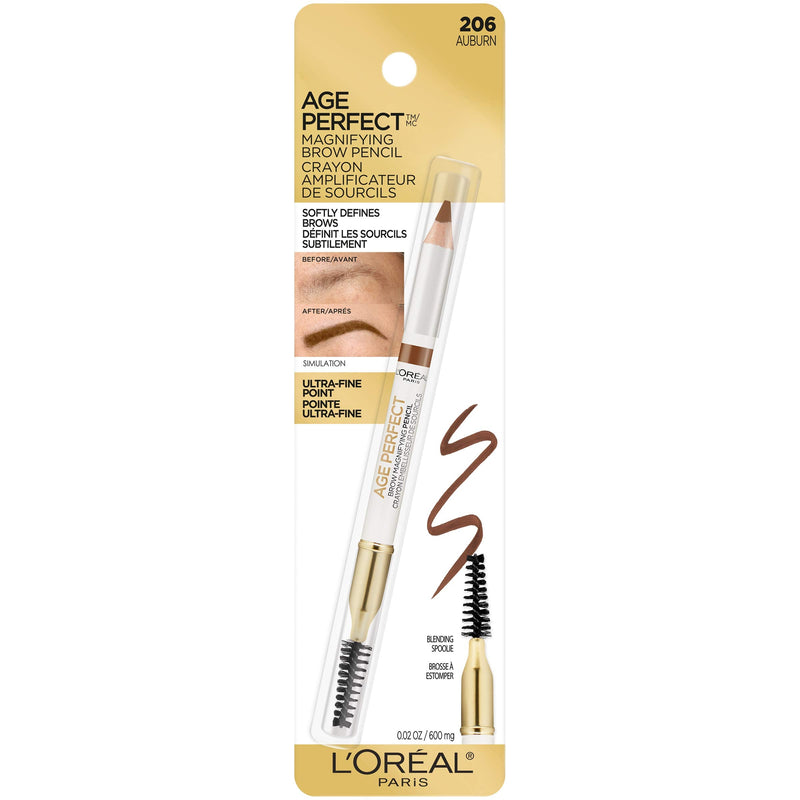 L'Oreal Paris Age Perfect Brow Magnifying Pencil with Vitamin E, Auburn L'Oreal Paris