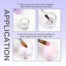Morovan Monomer Acrylic Nail Liquid 8oz for Acrylic Powder - Professional Liquid Monomer Nail System Kit Monomer Liquid For Acrylic Nail Extension Carving MMA-Free Non-Yellowing Formula Morovan