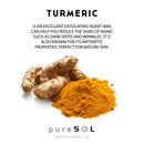 PURE SOL. Konjac Sponge - Turmeric - Facial Sponge, 100% Natural Sponge, Eco-Friendly - Gentle Exfoliation, Deep Cleansing, Improved Skin Texture, Stocking Stuffer pureSOL