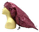 Annie - Ms. Remi Premium Adjustable and Foldable Braid Shower Cap with Drying Loop (Burgundy, 25" x 18.5") Annie