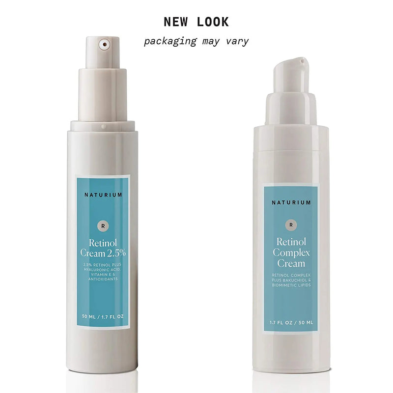 Retinol Complex Face Cream 2.5% - 1.7 oz, Radiant Complexion, Even Skin Texture, Moisturizing Skin Repair Facial Cream with Retinol Complex Plus Hyaluronic Acid & Vitamin E by Naturium Naturium Store