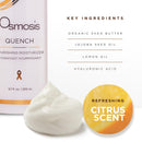 OSMOSIS QUENCH Daily Hydrating Facial Moisturizer Face Lotion with Jojoba Oil, Shea Butter, and Hyaluronic Acid, For Dry To Normal Skin Infinity Warehouse