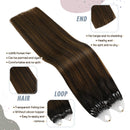 Ugeat 24Inch Micro Ring Hair Extensions