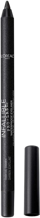 L'Oreal Paris Makeup Infallible Pro-last Pencil Eyeliner, Waterproof & Smudge-resistant, Glides On Easily To Create Any Look, Black shimmer, 0.042 Ounce L'Oreal Paris