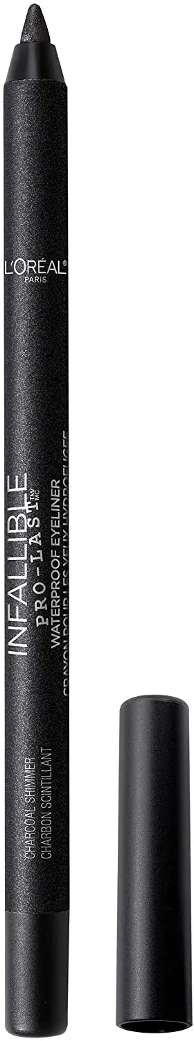 L'Oreal Paris Makeup Infallible Pro-last Pencil Eyeliner, Waterproof & Smudge-resistant, Glides On Easily To Create Any Look, Black shimmer, 0.042 Ounce L'Oreal Paris