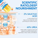 Uruses Urea Cream 60% plus Salicylic Acid 2% Urea Foot Care Stick, Foot Cream for Foot Callus Remover, Feet Moisturizer Stick for Dry Cracked Heels, Hands, Knees, Hydrating Heel Balm, Easy To Use Infinity Warehouse