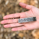 Small Celtic Hair Clip, Hand Crafted Metal Barrette Made in the USA with a Medium 70mm Clip by Oberon Design Oberon Design