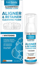 EverSmile AlignerFresh Extra Whitening Foam – Cleaner Compatible w/Invisalign and All Clear Aligners and Retainers – Eliminates Bacteria, Whitens Teeth, Fights Bad Breath – 50ml (1 Pack) Infinity Warehouse