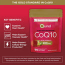 Qunol CoQ10 200mg Soft Chews, Extra Strength & Ultra High Absorption Coenzyme Q10 Supplement,