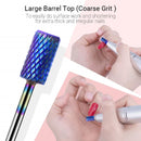 MelodySusie Nail Drill Bits Set, 7pcs Carbide Diamond Cuticle Drill Bits 3/32'' for Acrylic Gel Nails File Remove, Manicure Pedicure Nail Prep Tools for Nail Drill E-File, Home Salon Nail Art Supply MelodySusie