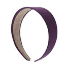 Girls 2 inch Satin Headband - Dark Purple Motique Accessories