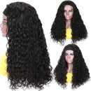 UNice Hair Headband Scarf Human Hair Wig Water Wave Human Hair Glueless Wig No plucking wigs for women Brazilian Virgin Hair Non Lace Front Wig 150% Density 14inch UNICE Store