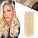 Human Hair Clip in Mini Hair Extensions for Men and Women 8 Inch