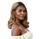 Outre Melted Hairline Lace Front Wig HD Transparent Lace Frontal Effect Hairline Redesigned Comfortfit Ear Contour JENNI (DR2/CINWN) Outre