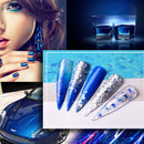 Makartt Nail Extension Gel Nail Builder, Blue Orchid Poly Nail Gel Extensions Trendy Nail Gel Art Design Easy DIY at Home P-92 Makartt