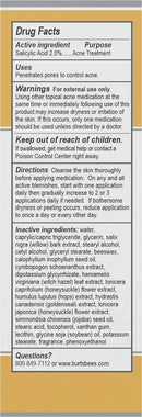 Acne Spot Treatment, Burt's Bees Face Cream for Acne-prone Oily Skin with Salicylic Acid, All Natural, Maximum Strength, 0.5 Ounce (Packaging May Vary) Burt's Bees