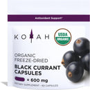 Organic Black Currant Capsules, Freeze-Dried: 60 Capsules Infinity Warehouse