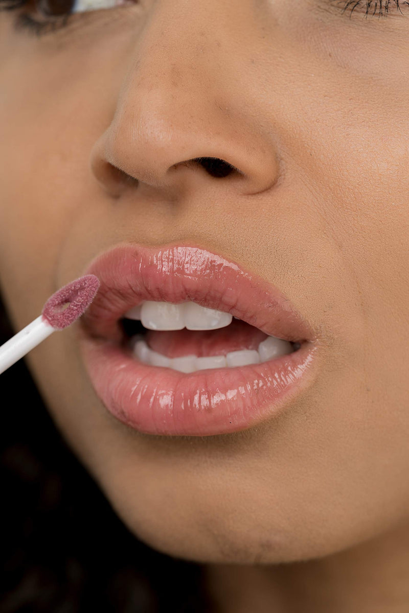 Babe Original Babe Glow Plumping Lip Jelly - High Shine Lip Gloss for Fuller, Thicker Lips, Moisturizing and Soothing, Mauve BABE ORIGINAL