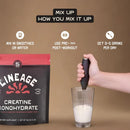 Lineage Provisions Micronized Creatine Monohydrate with Sea Salt - Micronized Creatine Powder for Training & Performance – No Artificial Ingredients – 90 Servings Infinity Warehouse