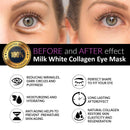 Jakuva 30 Pairs Crystal Collagen Eye Masks Under Eye Patches For Anti-Aging, Remove Dark Circle & Bags, Moisturising & Hydrating (Milk White) Jakuva