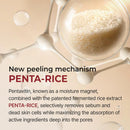 Peel Shot Glow White Rice Peeling Ampoule, Soft Exfoliating Face and Body Scrub Dead Skin Cells Remover for All Skin Types, 80ml - Infinity Warehouse