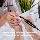 DASHBOARD BEAUTY Nail Drill Bit - Large Barrel Smooth Top with 2 Way Rotate use for Right & Left - 3/32" Shank Compatible with Any Efile Nail Drill - Ensure Safe Experience for Customers (XX Coarse) DASHBOARD BEAUTY