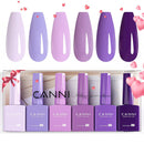 CANNI 6Pcs 9ml Hema-Free Nail Dehydrator Primer, Base Coat Reinforce Diamond Gel Top Coat and Matte Top Coat Gel Nail Polish Set, Soak Off LED Nail Gel Polish Set Nail Art Starter Manicure Salon Infinity Warehouse