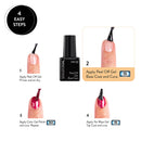 Sensationail Peel Off Formula Gel Nail Polish Base Coat Refill, Clear, 0.25 Fl Oz Sensationail